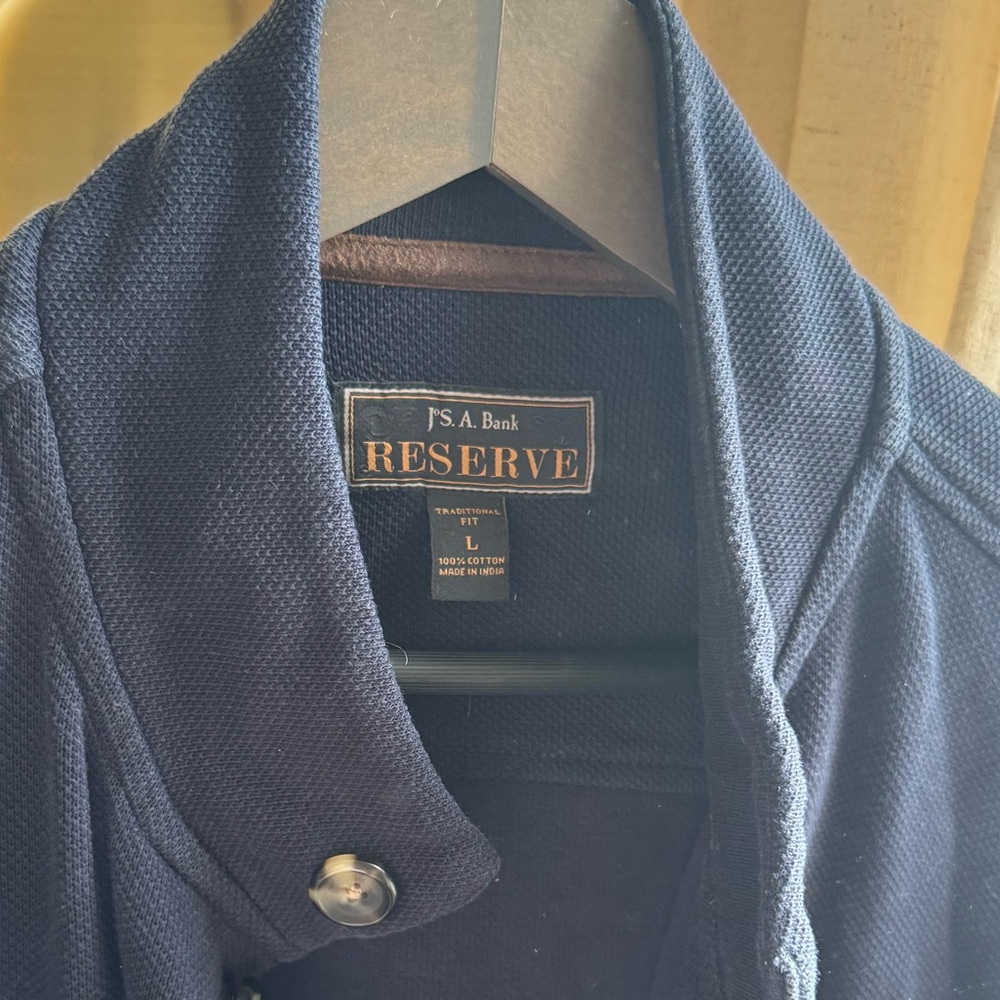Jos. A. Bank Navy Jacket for Men | Large - Picture 2 of 9